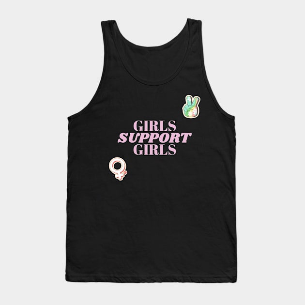 girls support girls Tank Top by Theblackberry